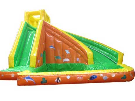 Inflatable quality pool slide combos