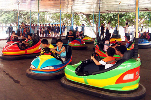 amusement park funfair bumper car
