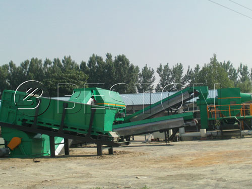 waste recycling machine