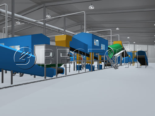 waste recycling machinery