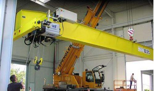 Overhead crane monorrail