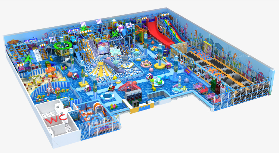 Ocean theme indoor play area equipment 