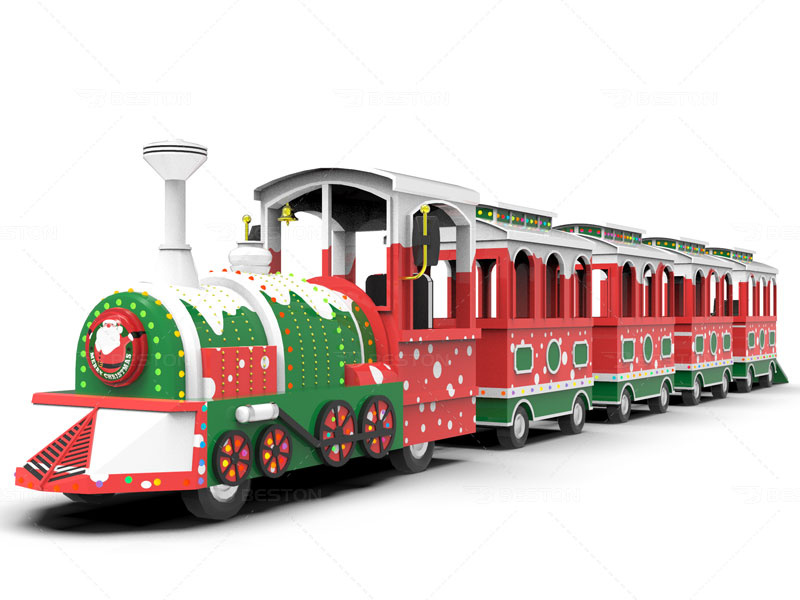 16 Seats Christmas Theme Trackless Train Rides for Sale in Beston