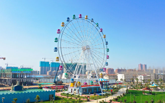 Ferris wheel ride for amusement park